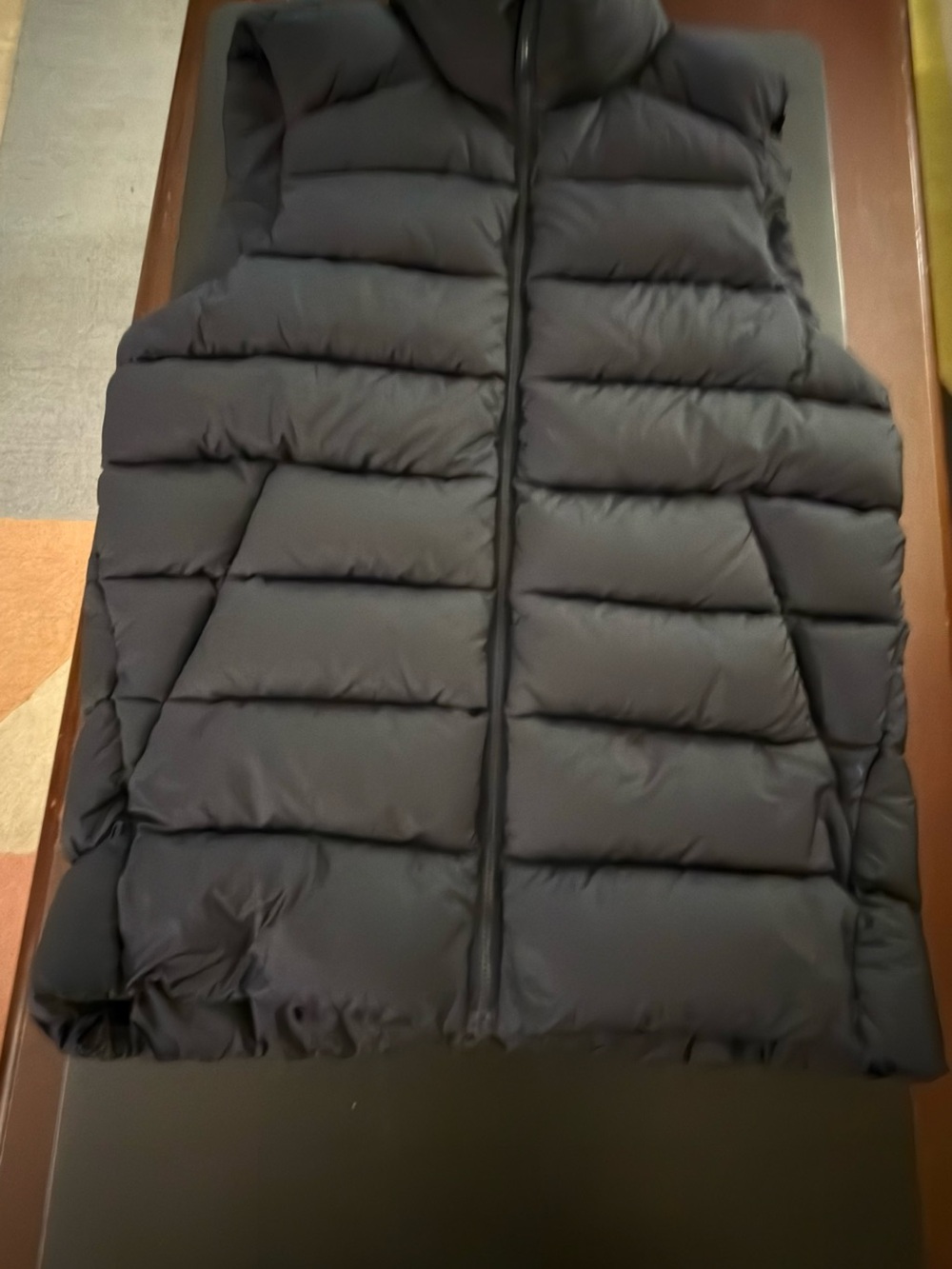 Arc'teryx Men's Black Puffer Vest with High Collar